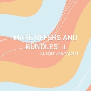 Don’t be shy, make offers 🫶🏼